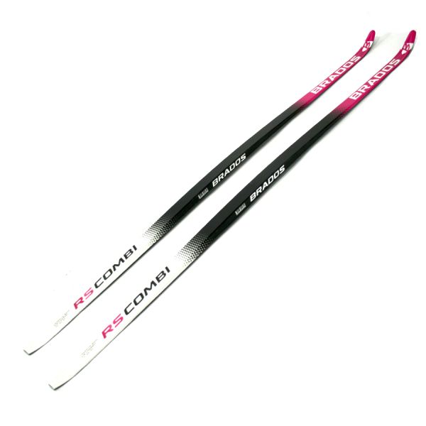 Беговые лыжи STC Brados RS Combi JR , черный/розовый, 152 см