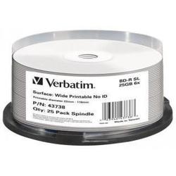 Диск BD-R Verbatim 25Gb 6x Cake Box (25шт) Printable Light Scribe (43738)