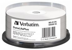Диск CD-R Verbatim 700Mb 52x DL+ White Wide Thermal Printable (50шт)