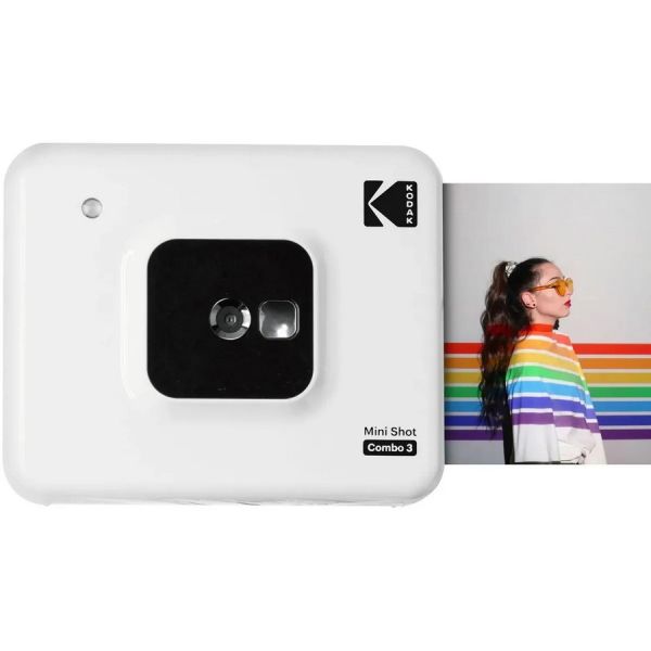 Фотоаппарат Kodak Mini Shot 3 С300 W моментальной печати, белый, [c300w]