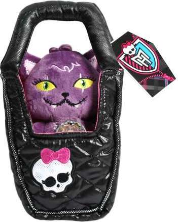 Мягкая игрушка 1TOY Monster High Кот Полумесяц в сумочке