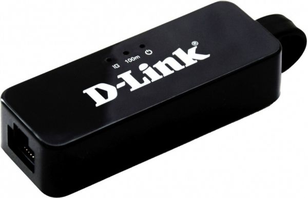 Сетевой адаптер D-link DUB-1312/B1A Gigabit Ethernet USB 3.0, черный